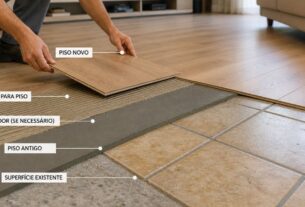 Como trocar piso sem quebrar: instalação de sobrepiso