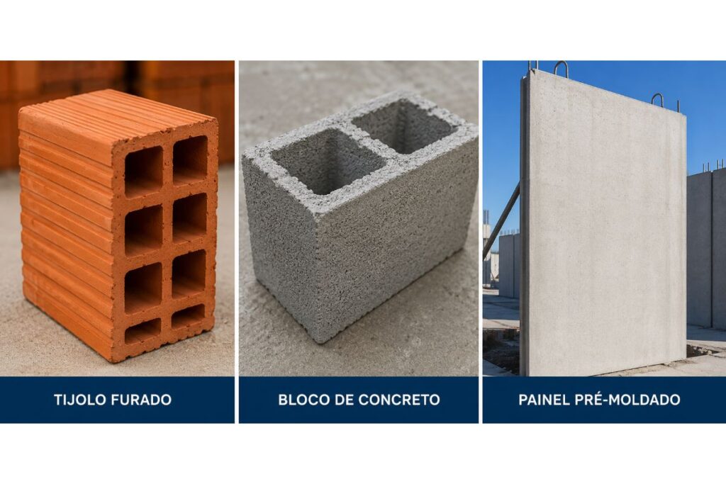 materiais para construir muro